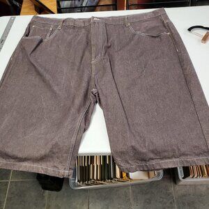Beyond The Limit Shorts Mens 56 Brown Denim Relaxed Fit Casual High Rise Jean